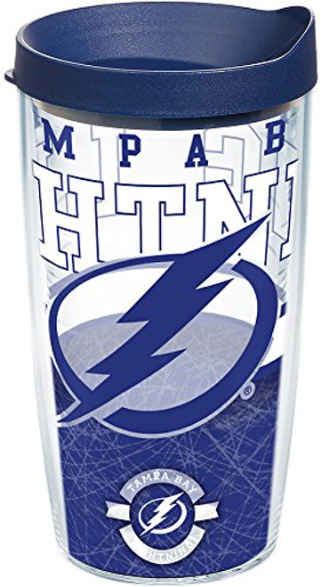 Tervis 1165394 NHL Tampa Bay Lightning Core Tumbler with Wrap and Navy Lid 16oz, Clear Tervis 1165394 NHL Tampa Bay Lightning Core Tumbler with Wrap and Navy Lid 16oz, Clear