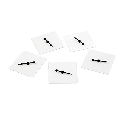 hand2mind Clear Transparent Spinners (Pack of 5)