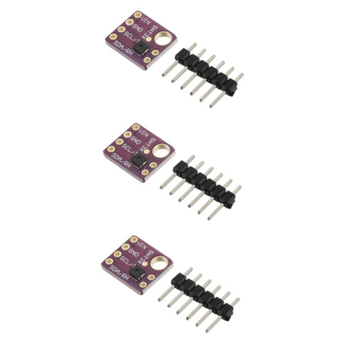 Gatuida 3pcs Temperature and Humidity Sensor Module Photosensitive Sfp Module Digital Light Detection Digital Output Module Sensors Controller Board F4 Polymer Temperature Measurement