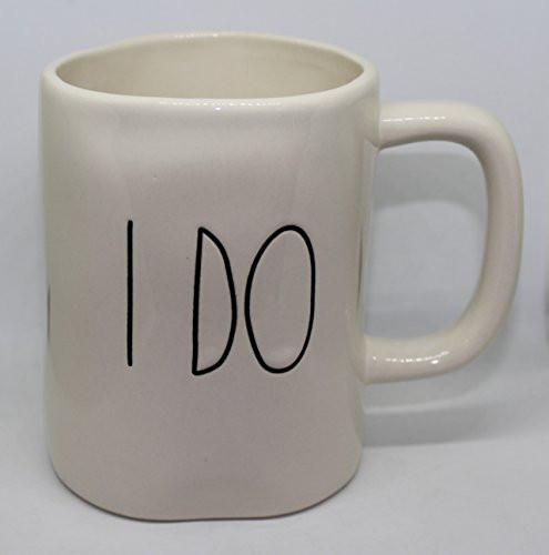 Rae Dunn I DO in Large Latters LL Coffee Tea Soup Mug Cup. By Magenta.