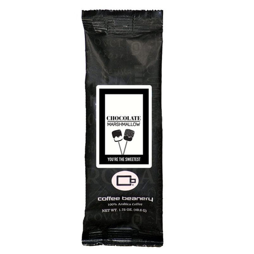 Coffee Beanery S'mores Flavored Coffee, 1-1.75oz Try Me Size Coffee Sampler, Light-Medium Roast