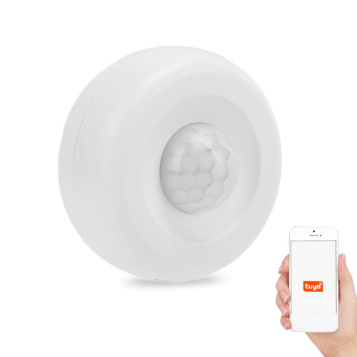 Motion Sensor Alarm, WiFi Smart PIR Motion Sensor Infrared Detection Alarm, Wireless Infrared Home Security System, Support Tuya Smart APP