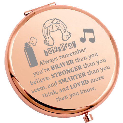 WSNANG Tracy Turnblad Inspired Gift Tracy Makeup Mirror Musical Themed Gift Musical Theatre Fans Gift (Hair Musical Mirror) WSNANG Tracy Turnblad Inspired Gift Tracy Makeup Mirror Musical Themed Gift Musical Theatre Fans Gift (Hair Musical Mirror)