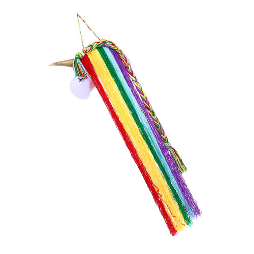 VOSAREA Hair Accessories Organizer Unicorn Wall Tassels Hair Clip Hanger Kids Barrette Hanger Hair Bow Holder Organizer Baby Girls Hair Bow Holders Tassel Trim Yarn Child Headband Hanging