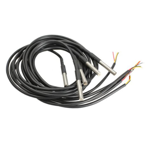 CLISPEED 5pcs Waterproof Temperature Sensors Transducer Ds18b20 Temperature Sensor Thermistor Digital Temperature Sensor Stainless Steel Temperature Sensors Probe Water Proof