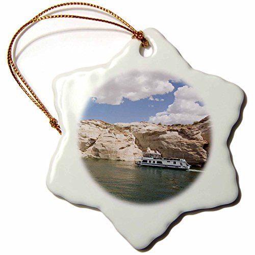 3dRose orn_87870_1 Lake Powell, Page, Arizona US03 DPB0108 Douglas Peebles Snowflake Porcelain Ornament, 3-Inch 3dRose orn_87870_1 Lake Powell, Page, Arizona US03 DPB0108 Douglas Peebles Snowflake Porcelain Ornament, 3-Inch