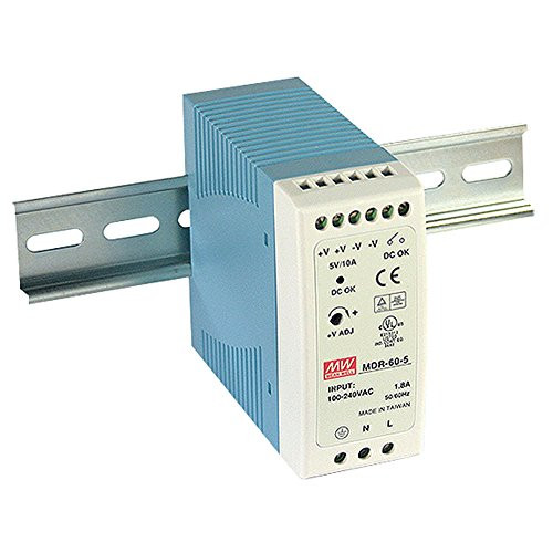 MEAN WELL MDR-60-12 AC to DC DIN-Rail Power Supply 12V 5 Amp 60W MEAN WELL MDR-60-12 AC to DC DIN-Rail Power Supply 12V 5 Amp 60W