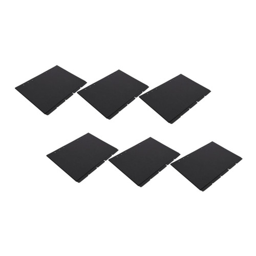 STOBOK 6 Sets Index Separator Page Tabs Binder Clips Notepad Notebook Note Pad Small Business Supplies Dividers Loose-Leaf Page Markers Binder Divider Index Page Paper Account A5