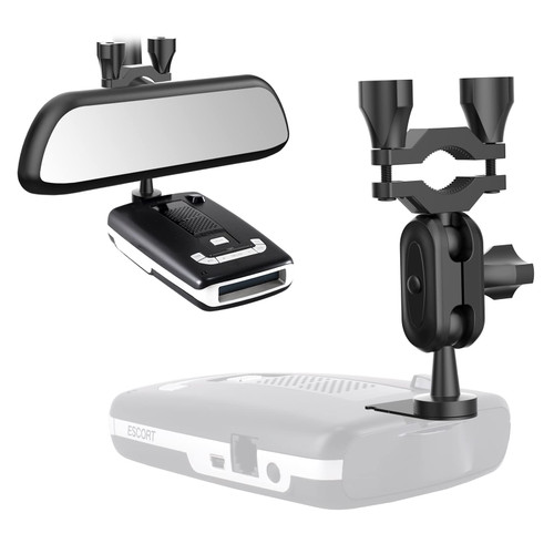 Radar Detector Mount,Rearview Mirror Stem Radar Detector Mount,for Escort Max, Max2, MAX360 Radar (Not Compatible with MAX360C & MAX3, Not Applicable to Radar Mount with Magnetic Connection)