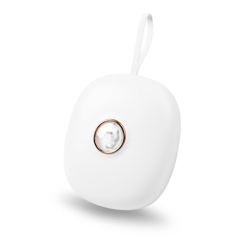 Pumwoy Vibrating Alarm Clock,Alarm Clock for Heavy Sleepers,Battery Alarm Clock,Bed Shaker Alarm Clock for Deaf People,Hearing Impaired,Digital Clock Battery Operated-White (White)