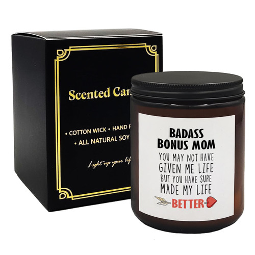 Mancheng-zi Bonus Mom Candle, Bonus Mom Gifts from Daughter Son, Bonus Mom Gifts for Mothers Day, Best Bonus Mom Gifts, Second Mom Gifts, Scented Candles for Bonus Mom Mancheng-zi Bonus Mom Candle, Bonus Mom Gifts from Daughter Son, Bonus Mom Gifts for Mothers Day, Best Bonus Mom Gifts, Second Mom Gifts, Scented Candles for Bonus Mom
