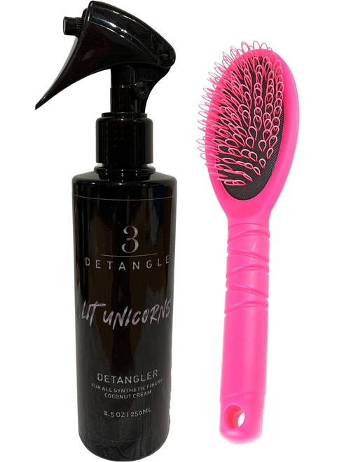 Lit Unicorns Wig Leave in Conditioner & Detangler for Synthetic and Natural Wigs (Detangler) Lit Unicorns Wig Leave in Conditioner & Detangler for Synthetic and Natural Wigs (Detangler)