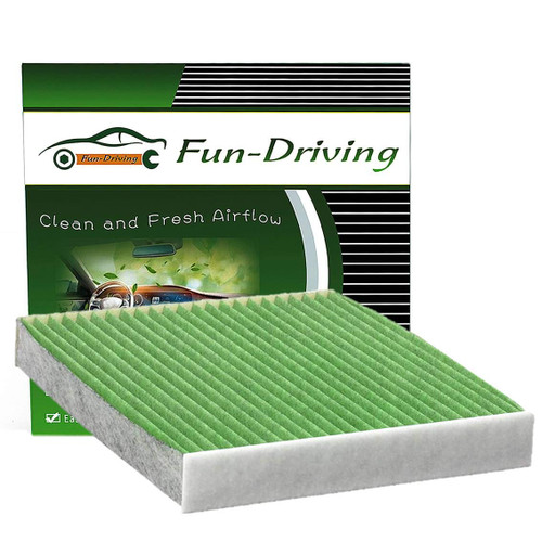 FD002 Cabin air filter for Soul (2014-2019),Soul EV (2015-2017,2019),Better Filtering PM2.5,Made of Melt-Blown Nonwoven and Charcoal,Replace CP002,CF12002