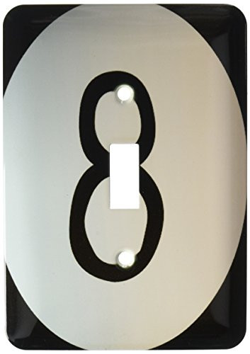 3dRose LLC lsp_123723_1 Eight Ball Sports and Games Pool Single Toggle Switch