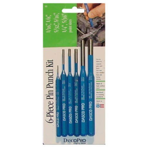 Dasco Pro 22 Pin Punch Kit (6 Piece)
