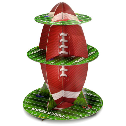 Censen Football Cupcake Stand Decoration 3 Tier Football Theme Party Cupcake Stand Sports Dessert Holder Football Cardboard Dessert Tree Tower for Kids Game Day Birthday Baby Shower Party Supplies Censen Football Cupcake Stand Decoration 3 Tier Football Theme Party Cupcake Stand Sports Dessert Holder Football Cardboard Dessert Tree Tower for Kids Game Day Birthday Baby Shower Party Supplies