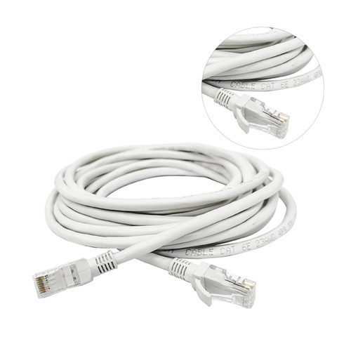 Parliky 15 Connectors Internet Cable Cat 6 Jst Connector Router Internet Jumper Wires Connector Cable Ethernet Cord Cable Ethernet Cable White Network Cable Unshielded