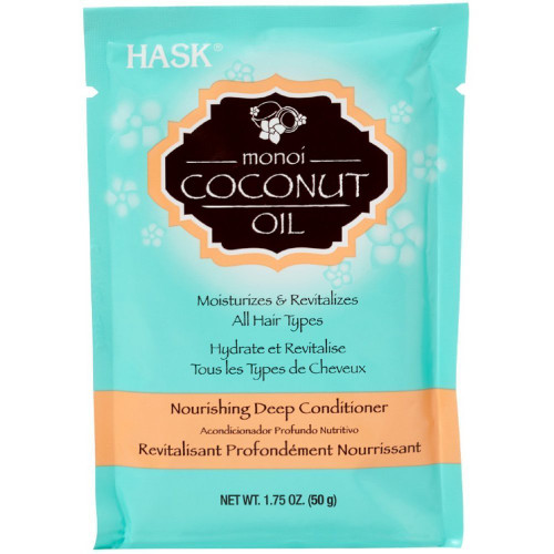 Hask Monoi Coconut Oil Nourishing Deep Conditioner 1.75 oz (Pack of 3) Hask Monoi Coconut Oil Nourishing Deep Conditioner 1.75 oz (Pack of 3)