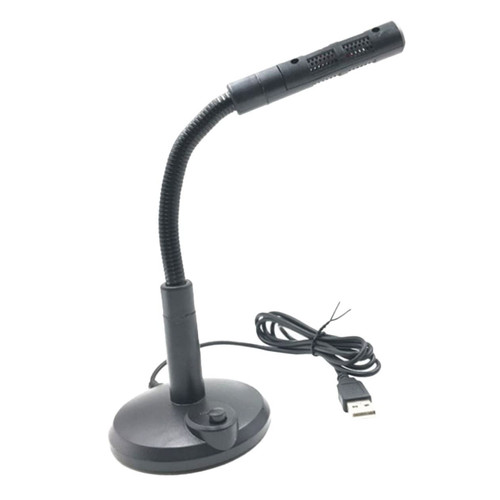 HOMSFOU Microphone Multi- Functional Mic Computer Accessory Desktop Mic Court Live Streaming Mic Chat Mic Multi-Functional Mic Laptop Gaming Mic Desk Mic Recording Mic Abs Dedicated Qq