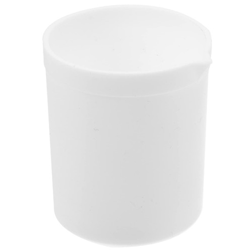 ULTECHNOVO PTFE Beaker Scientific Beaker Labs Beakers Laboratory Beaker Lab Instruments Equipment Beaker Lab Equipment Chemistry Lab Beaker Measuring 250ml Beakers Glass Supplies White
