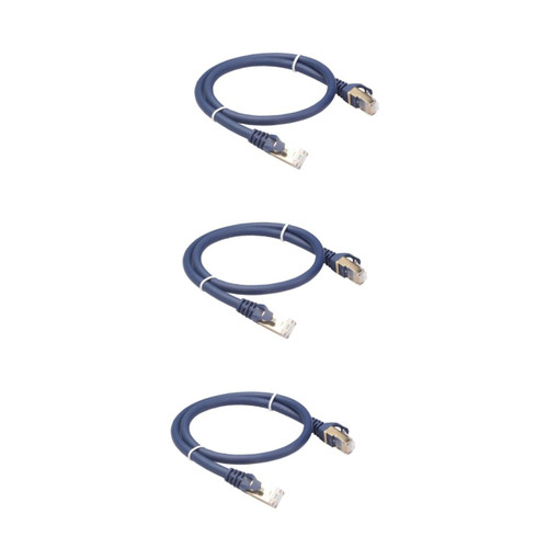 HOMSFOU 3pcs Cate8 Ethernet Cable Printer Wire Network LAN Cable Audio Cord Gigabit Portative Connectors Retractable Ethernet Cable LAN Cable Network Cable Computer Patch Cable Cat 8 Cable
