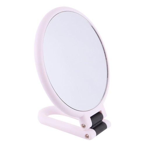Mipcase Double-Sided 5X Magnifying Makeup Mirror Mini Magnification Makeup Mirror Magnifying Mirror 5X Makeup Mirror Magnifying Travel Magnifying Mirror Double Side Mirror White Glass Fold