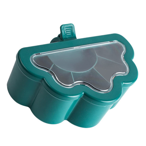 GOOHOCHY Seasoning Box Condiments Rack Condiment Containers Subscription Salt Container Jars Retro Seasoning Jar Kitchen Pots Kitchen Seasoning Jar Storage Rack Plastic Compartment