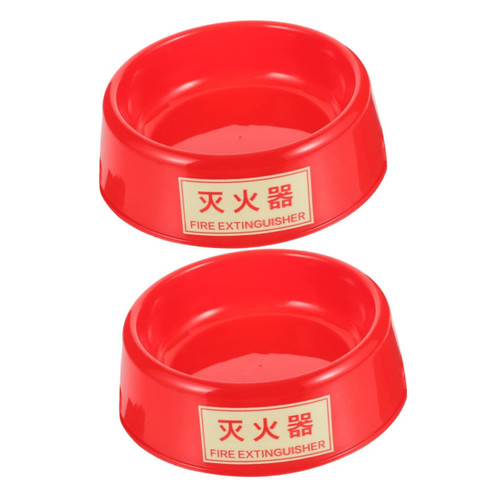 Housoutil Boat Flower Pot 2pcs Fire Extinguisher Stand Portable Fire Extinguisher Base for Fire Extinguisher Holder for Fire Extinguisher Luminous Fire Extinguisher Bracket Plastic Heavy