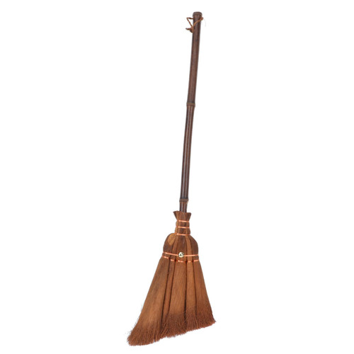BUTIFULSIC 1pc Children's Broom Housewarming Gift Sweeping Broom Brooms for Sweeping Lobby Broom Woven Threads Broom Broomcorn Broom Coconut Palm Broom Rustic Broom Mini Baby Bamboo Stick