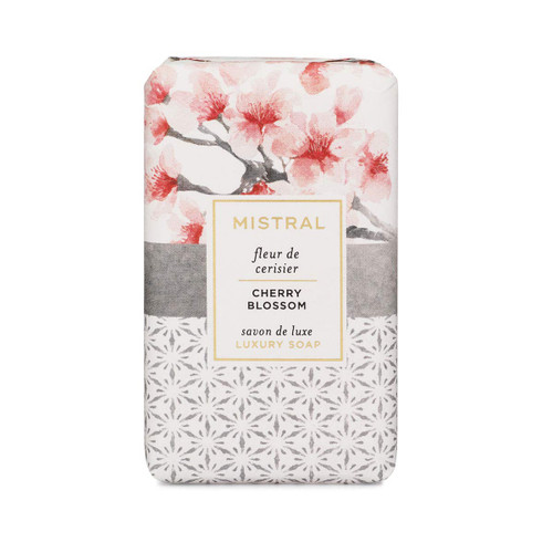 Mistral Bar Soap Organic Shea, Cherry Blossom Mistral Bar Soap Organic Shea, Cherry Blossom