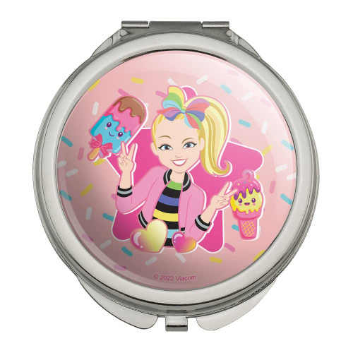 Jojo Siwa Sweet Treats Compact Travel Purse Handbag Makeup Mirror