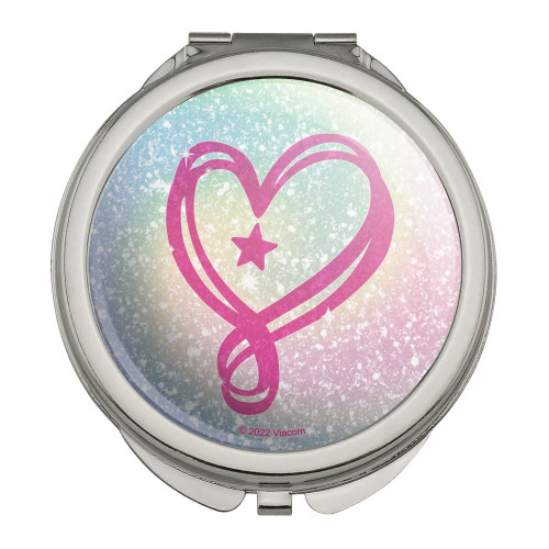 Jojo Siwa Heart Logo Compact Travel Purse Handbag Makeup Mirror