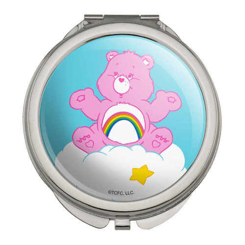 Care Bears Cheer Bear Compact Travel Purse Handbag Makeup Mirror