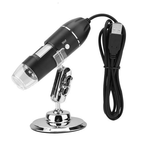 LED Microscope 50X 500X 0.3MP USB Magnifier for Computer