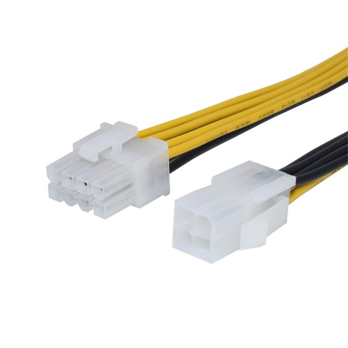 GXMRHWY CPU ATX 4Pin Male to 8Pin Female Eps Cord Adapter Power Supply Cable 20CM