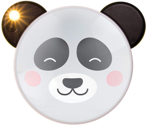 Fizz Creations for iscream Petite Panda Light Up 5X Magnification Personal Make-Up Mirror