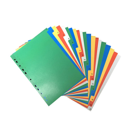 FUNOMOCYA Tab Dividers 40pcs Binder Clips Insertable Dividers Binder Dividers Insertable Tab Insert Indexes Binder Tab Separator Page Pluggable A4 Colorful Tab Dividers