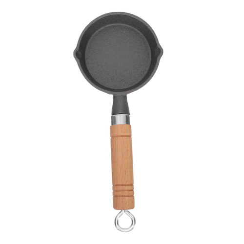 Unomor Mini Omelet Pan Pancake Griddle Non Stick Frying Household Frying Pan Portable Pot for Cooking Nonstick Pan Eggs Kitchen Cooking Pan Non Stick Skillet Small Flat Wooden Heating Pot