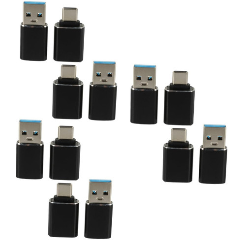 OSALADI 12 Pcs USB Adapter USB c Adapter for Laptop USB-c to USB 3.0 Adapter USB-c to USB 3.0 Converter USB-c Male to USB Female Converter OTG Adapter Aluminum Alloy Computer Charger