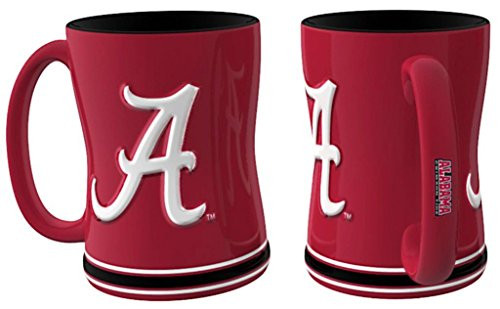 Boelter Brands Alabama Crimson Tide 15 oz Relief Mug - Cardinal Boelter Brands Alabama Crimson Tide 15 oz Relief Mug - Cardinal