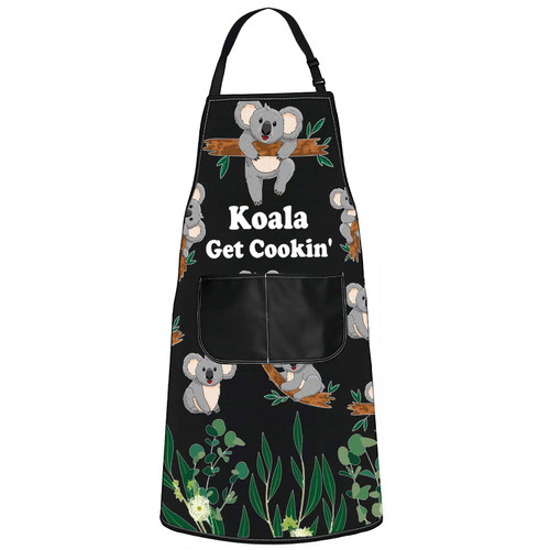 JNIAP Koala Apron With Pockets Koala Lover Gifts Koala Mom Gifts Koala Cooking Apron Koala Themed Gifts (Koala Get Cookin) JNIAP Koala Apron With Pockets Koala Lover Gifts Koala Mom Gifts Koala Cooking Apron Koala Themed Gifts (Koala Get Cookin)