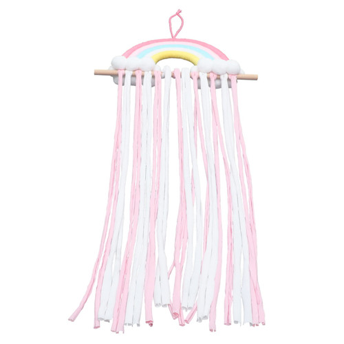 IMIKEYA Hair Accessories Storage Wall Hanging Hair Bows Storage Hair Bow Holder Hair Clips Holder Girl Barrette Holder Hair Decorations Hair Bow Organizer Wall Mount Plush Child Bow Tie