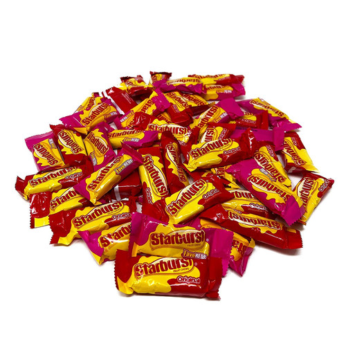 Starburst Original and FaveReds Chewy Fruit Candy - 1.5 lbs - Fun Size Packs of Original Starburst and Fave Reds Fruity Soft Chew Candies - Bulk Family Snack Sized Assortment Pack - Individually Wrapped, 24 oz. (Packaging Might Vary)