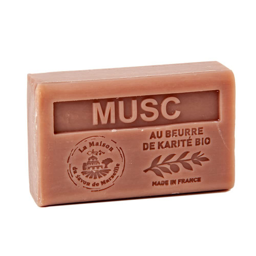 French Soap With Shea Butter - Maison du Savon - Musk 125g French Soap With Shea Butter - Maison du Savon - Musk 125g