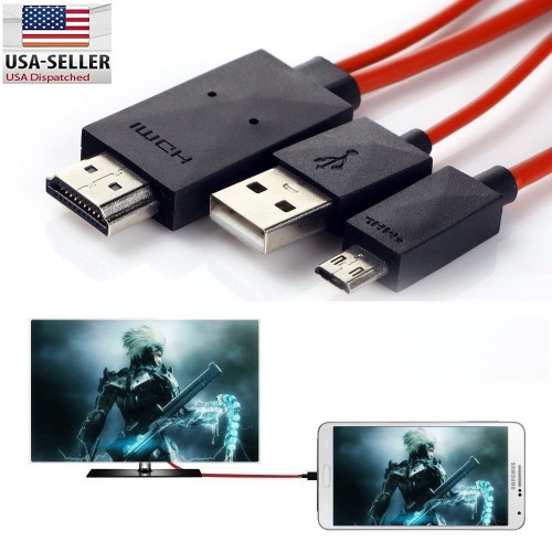 MHL Micro USB to HDMI Cable Adapter Cord for Samsung Galaxy Tab Pro 12.2 SM-T900