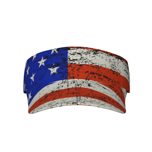errtavt American Flag Adult Sunscreen Visor Cap Sport Sun Visor Hats Adjustable Empty Top Baseball Cap for Women and Men errtavt American Flag Adult Sunscreen Visor Cap Sport Sun Visor Hats Adjustable Empty Top Baseball Cap for Women and Men