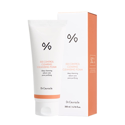 Dr.Ceuracle 5 Alpha Control Cleansing Foam?Redness Treatment Face Wash with 0.5% Salicylic Acid?Korean Dermatology Product?Sebum Control , Pore Cleansing for Acne Prone Skin?Centella Asiatica(CICA), Dr.Ceuracle 5 Alpha Control Cleansing Foam?Redness Treatment Face Wash with 0.5% Salicylic Acid?Korean Dermatology Product?Sebum Control , Pore Cleansing for Acne Prone Skin?Centella Asiatica(CICA),