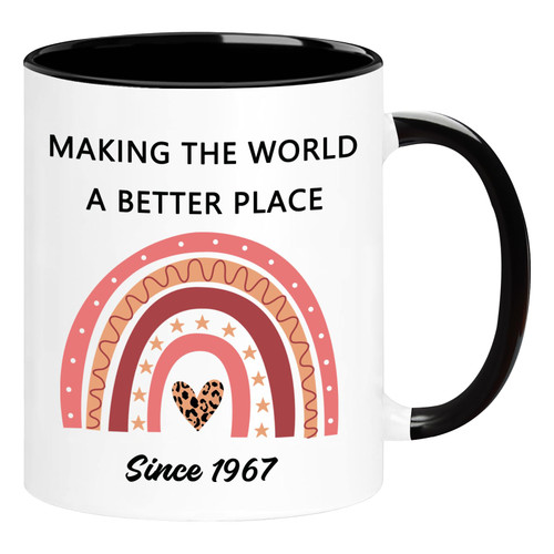 WOSIWULA 1967 57th Birthday Gifts for Women Men, Turning 57 Year Old Birthday Gifts for Her, Him, Mom, Dad, Wife, Husband, Grandpa, Grandma, Sister, Brother, Friends, 57th Anniversary Coffee Mugs Cup WOSIWULA 1967 57th Birthday Gifts for Women Men, Turning 57 Year Old Birthday Gifts for Her, Him, Mom, Dad, Wife, Husband, Grandpa, Grandma, Sister, Brother, Friends, 57th Anniversary Coffee Mugs Cup