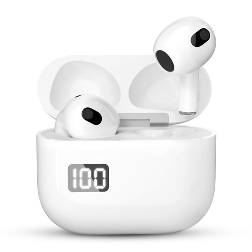 Wireless Earbud Bluetooth 5.3 Headphones in Ear IPX5 Sweat Resistant Ear Buds Touch Control Built-in Mic with Wireless Charging Case Active Noise Cancelling Earphones Compatible with IOS & Android Wireless Earbud Bluetooth 5.3 Headphones in Ear IPX5 Sweat Resistant Ear Buds Touch Control Built-in Mic with Wireless Charging Case Active Noise Cancelling Earphones Compatible with IOS & Android