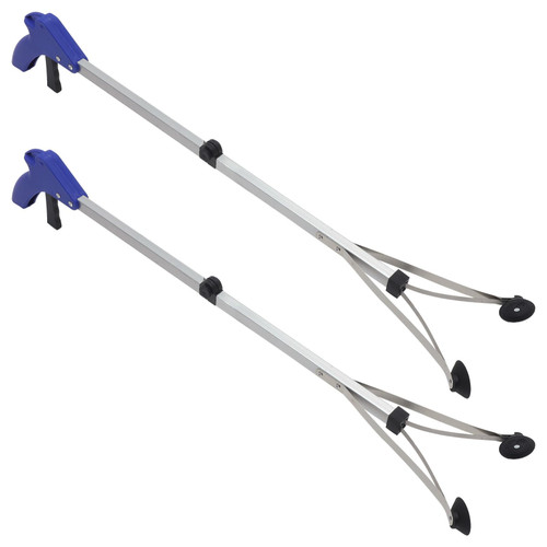 VILLCASE Grabber Reacher Tool, Aluminium Alloy Reacher Grabber Pickup Too, Extra Long Handy Trash Claw Grabber Lightweight Trash Claw Grabbers for Elderly, 2pcs VILLCASE Grabber Reacher Tool, Aluminium Alloy Reacher Grabber Pickup Too, Extra Long Handy Trash Claw Grabber Lightweight Trash Claw Grabbers for Elderly, 2pcs